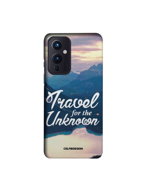 

CelfieDesign Multi-Coloured Travel For The Unknown Printed OnePlus 9 Slim Back Case