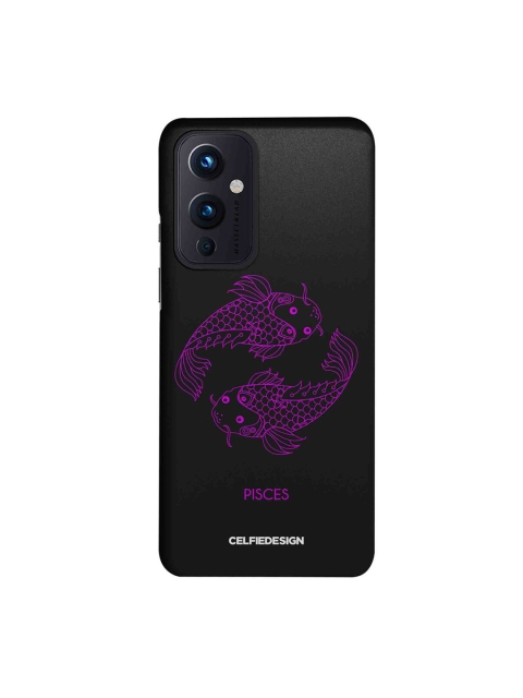 

CelfieDesign Black Pisces Printed OnePlus 9 Slim Back Case