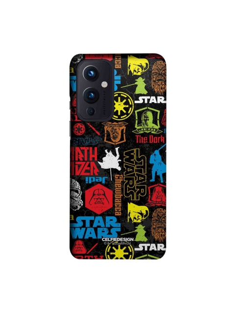 

CelfieDesign Multi-Coloured Star Wars Mashup Printed OnePlus 9 Slim Back Case