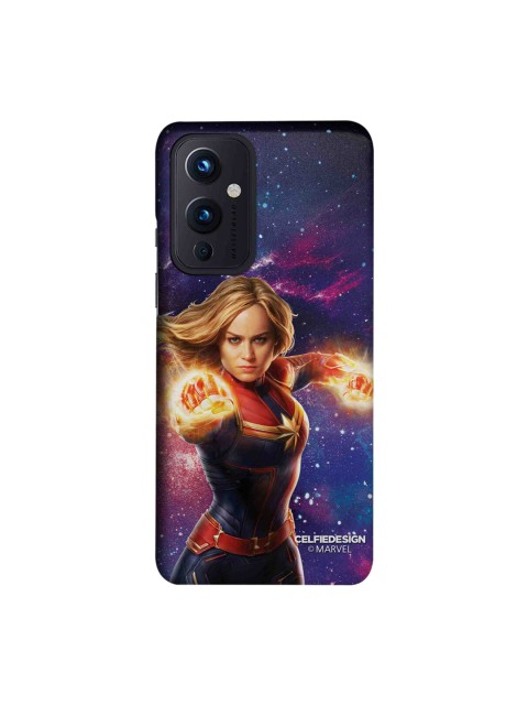 

CelfieDesign Blue & Red Fierce Captain Marvel Oneplus 9 Slim Back Case
