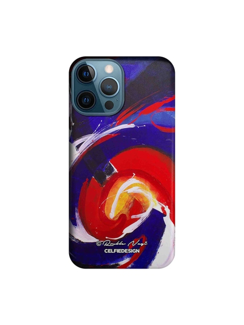 

CelfieDesign Blue & Red Waves iPhone 12 Pro Max Slim Back Case