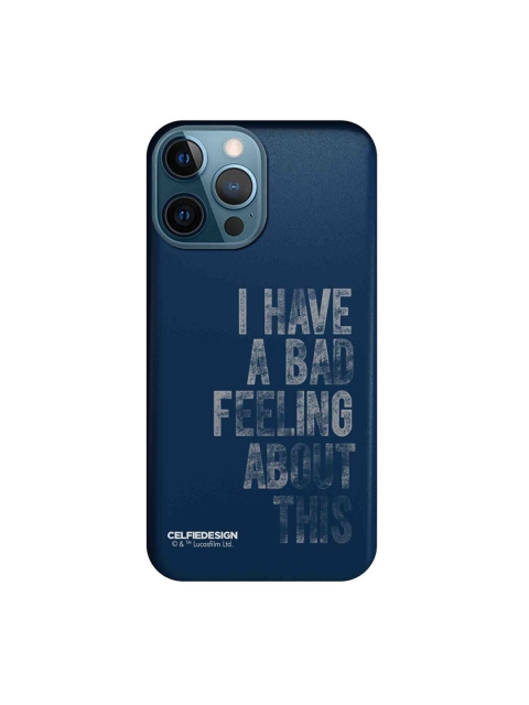 

CelfieDesign Blue & Grey Bad Feeling iPhone 12 Pro Max Slim Back Case