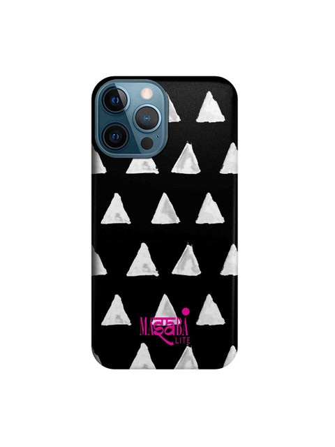 

CelfieDesign Black & White Masaba Cone iPhone 12 Pro Max Slim Back Case