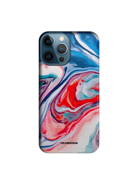 

CelfieDesign Blue & Red Liquid Funk Printed iPhone 12 Pro Max Slim Back Case