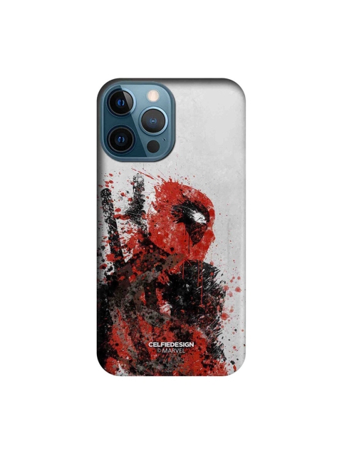 

CelfieDesign Grey & Red Pool Strokes iPhone 12 Pro Max Slim Back Case