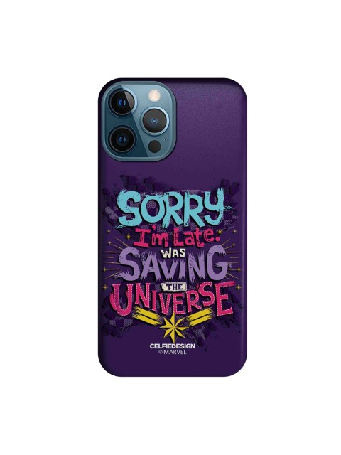 

CelfieDesign Purple & Blue Saving The Universe iPhone 12 Pro Max Slim Back Case