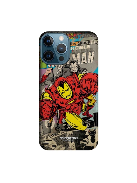 

CelfieDesign Grey & Red Comic Ironman iPhone 12 Pro Max Slim Back Case