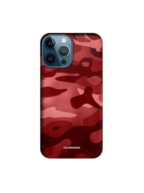 

CelfieDesign Red Camo Indian iPhone 12 Pro Max Slim Back Case