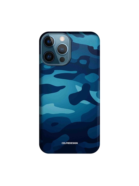 

CelfieDesign Blue Camo Azure iPhone 12 Pro Max Back Case
