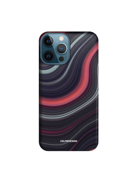 

CelfieDesign Black & Pink Liquid Funk iPhone 12 Pro Max Slim Back Case