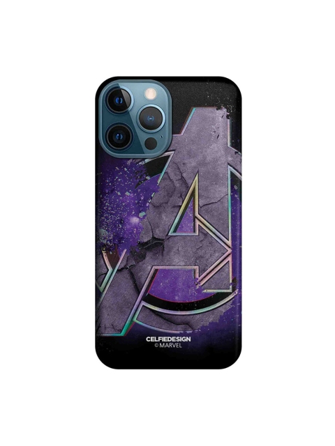 

CelfieDesign Purple & Black Endgame Logo iPhone 12 Pro Max Slim Back Case