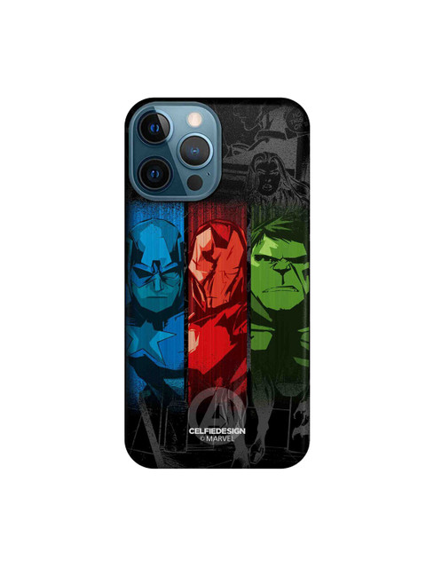 

CelfieDesign Red & Blue Avengers Sketch iPhone 12 Pro Max Slim Back Case