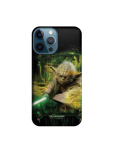 

CelfieDesign Black & Green Furious Yoda iPhone 12 Pro Max Back Case