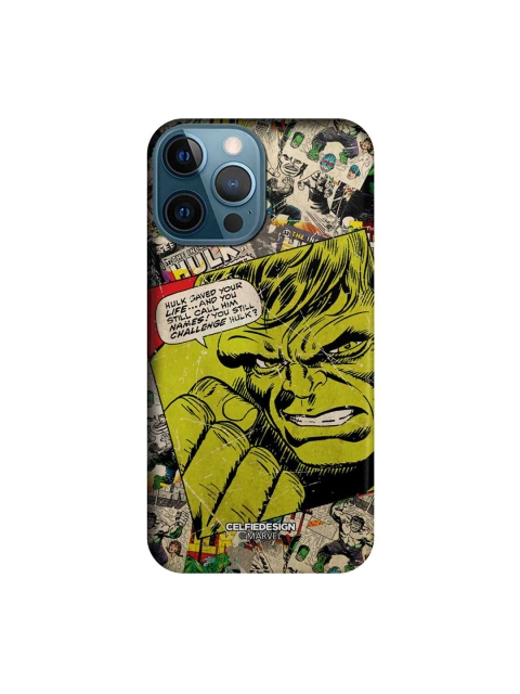 

CelfieDesign Green & Beige Comic Hulk iPhone 12 Pro Max Back Case