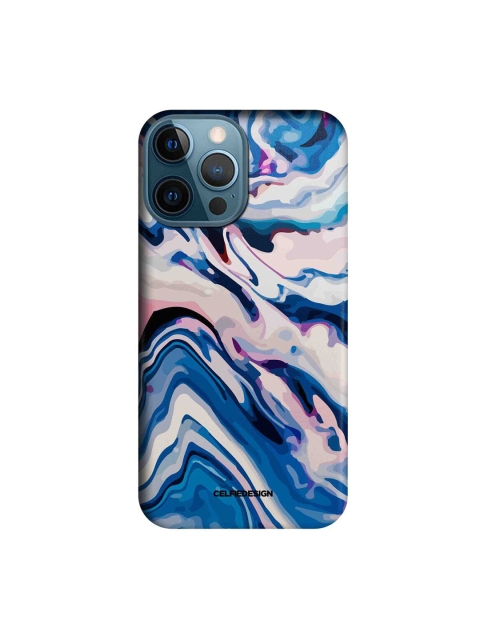 

CelfieDesign Pink & Blue Liquid Funk Printed iPhone 12 Pro Max Slim Back Case