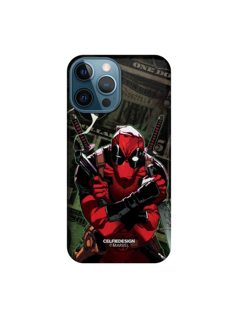 

CelfieDesign Green & Red Deadpool Dollar iPhone 12 Pro Max Back Case