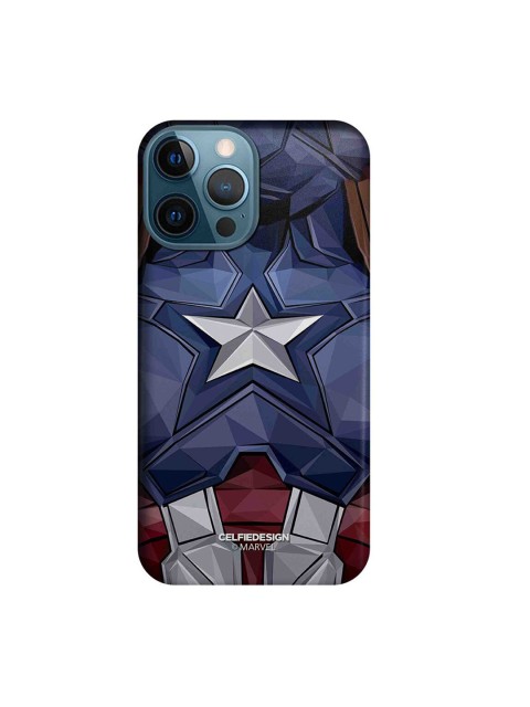 

CelfieDesign Blue Captain America Vintage Suit iPhone 12 Pro Max Back Case
