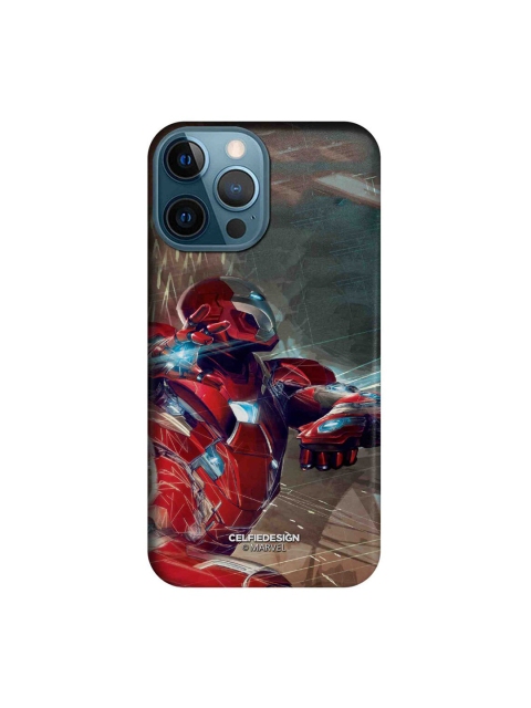 

CelfieDesign Grey & Red Ironman Attack iPhone 12 Pro Max Back Case