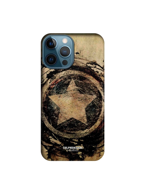 

CelfieDesign Beige & Black Symbolic Captain Shield iPhone 12 Pro Max Slim Back Case