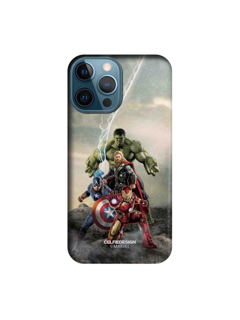 

CelfieDesign Grey & Green Time to Avenge iPhone 12 Pro Max Slim Back Case