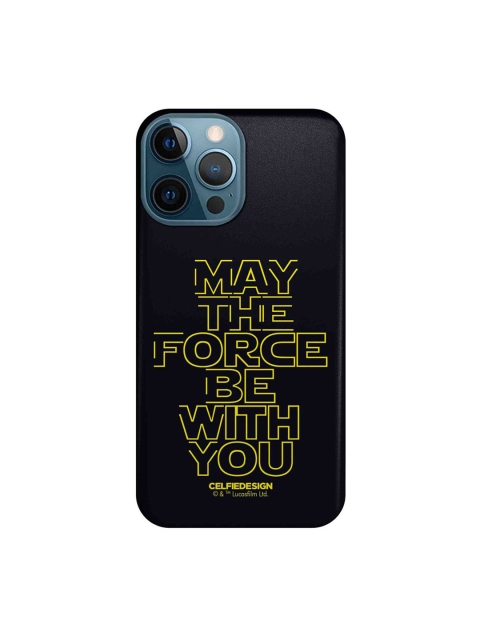 

CelfieDesign Black & Yellow Classic Star Wars iPhone 12 Pro Max Back Case