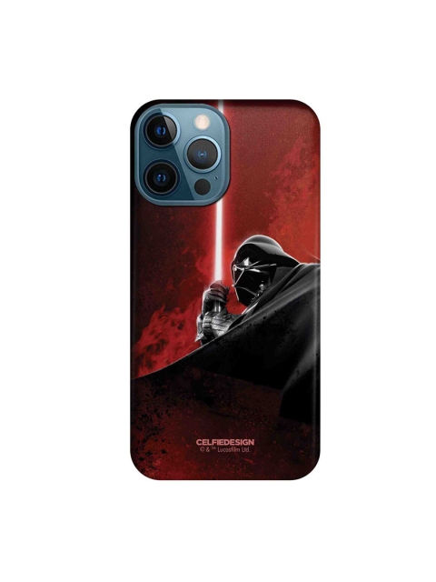 

CelfieDesign Black & Red The Vader Attack Printed iPhone 12 Pro Max Slim Back Case