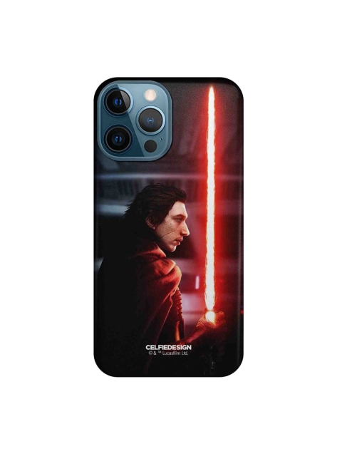 

CelfieDesign Black & Red Light Saber Printed iPhone 12 Pro Max Slim Back Case