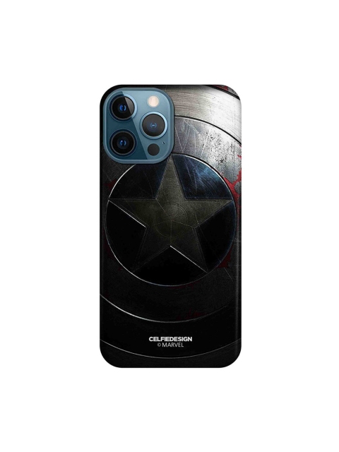 

CelfieDesign Black Rusted Captains Shield iPhone 12 Pro Max Back Case