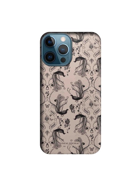 

CelfieDesign Beige & Black Payal Singhal Blush Arabic Jannat iPhone 12 Pro Max Back Case
