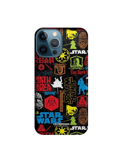 

CelfieDesign Black & Red Star wars mashup iPhone 12 Pro Max Back Case