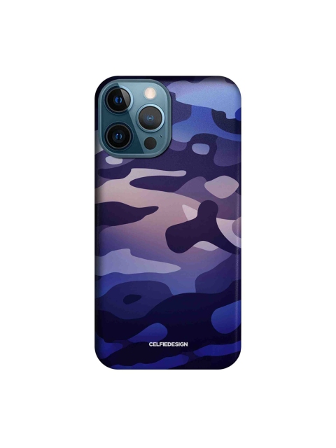 

CelfieDesign Multi-Coloured Camo Cyber Grape iPhone 12 Pro Max Back Case