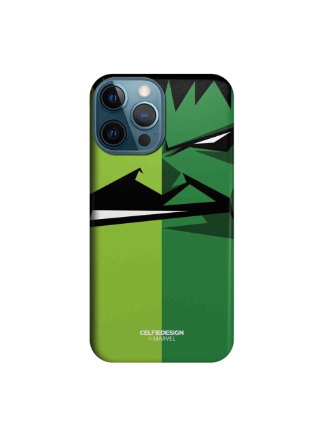 

CelfieDesign Green & Black Face Focus Hulk iPhone 12 Pro Max Slim Back Case