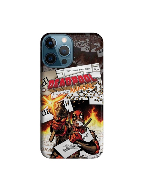 

CelfieDesign Orange & Red Comic Deadpool iPhone 12 Pro Max Slim Back Case
