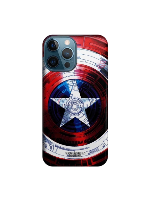

CelfieDesign Red & Blue Captains Shield Decoded iPhone 12 Pro Max Back Case