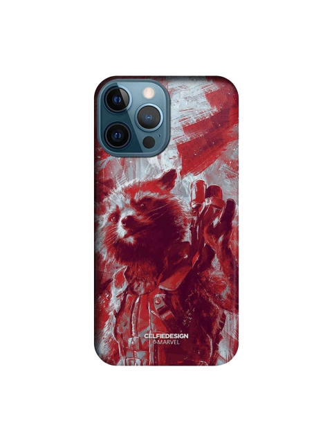 

CelfieDesign Red & Grey Charcoal Art Rocket iPhone 12 Pro Max Slim Back Case