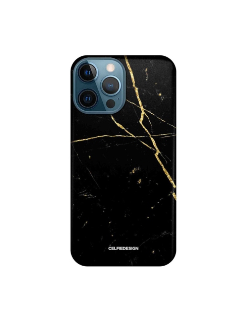 

CelfieDesign Black Marble Black Onyx iPhone 12 Pro Max Back Case