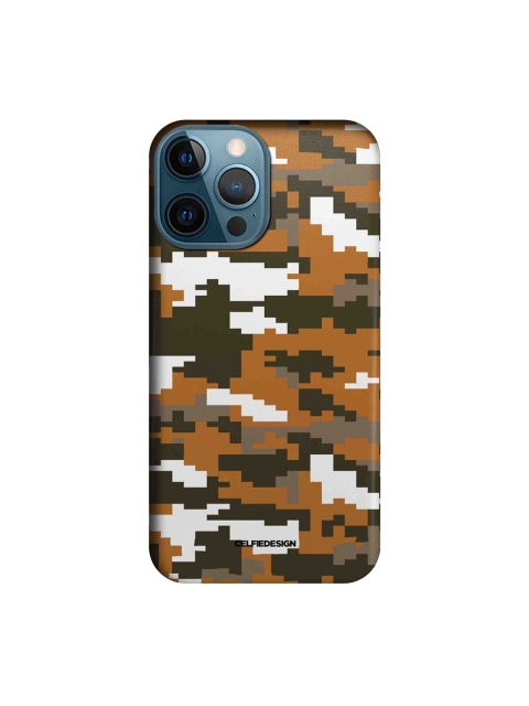 

CelfieDesign Brown & Green Camo Pixel iPhone 12 Pro Max Slim Back Case