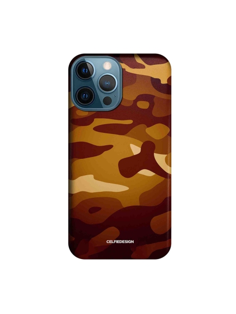 

CelfieDesign Brown Camo Saddle Brown Printed iPhone 12 Pro Max Slim Back Case