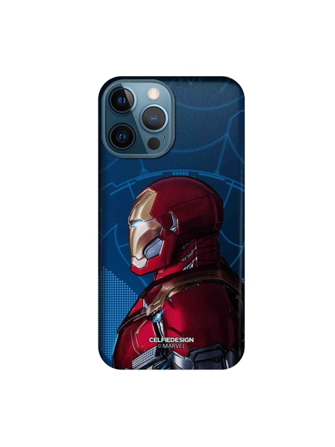 

CelfieDesign Red & Blue Iron Man Side Armor iPhone 12 Pro Max Slim Back Case