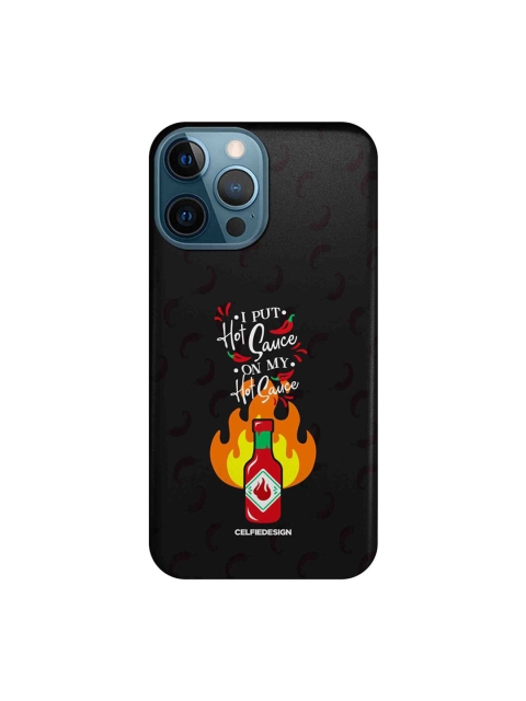 

CelfieDesign Black & Orange Hot Sauce iPhone 12 Pro Max Slim Back Case