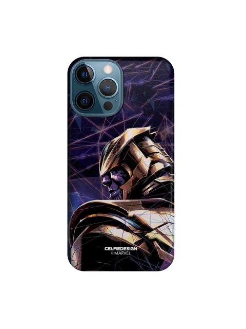 

CelfieDesign Purple Thanos On Edge iPhone 12 Pro Max Slim Back Case