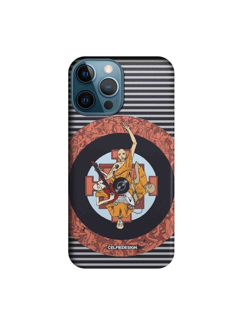 

CelfieDesign Black & White Rock Baba Stripes iPhone 12 Pro Max Slim Back Case