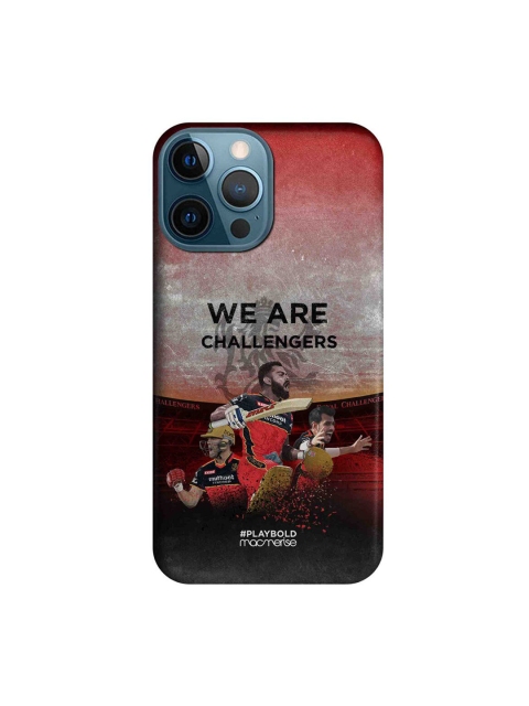 

CelfieDesign Red & Black RCB Celebration iPhone 12 Pro Max Slim Back Case