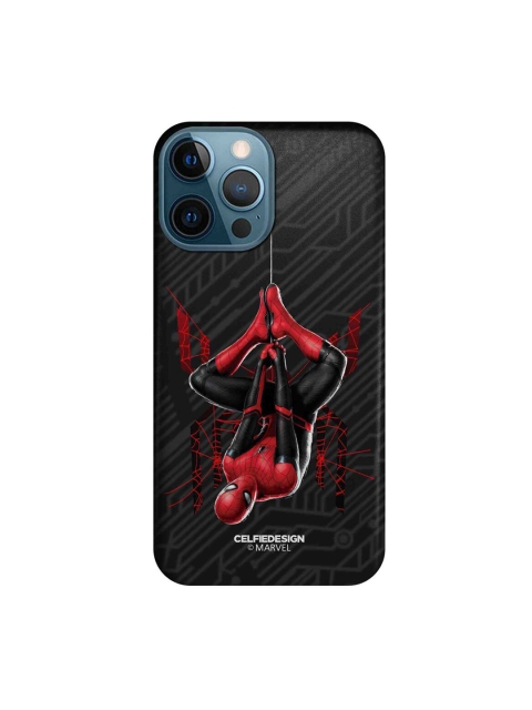 

CelfieDesign Black & Red Spiderman Tingle Printed iPhone 12 Pro Max Slim Back Case