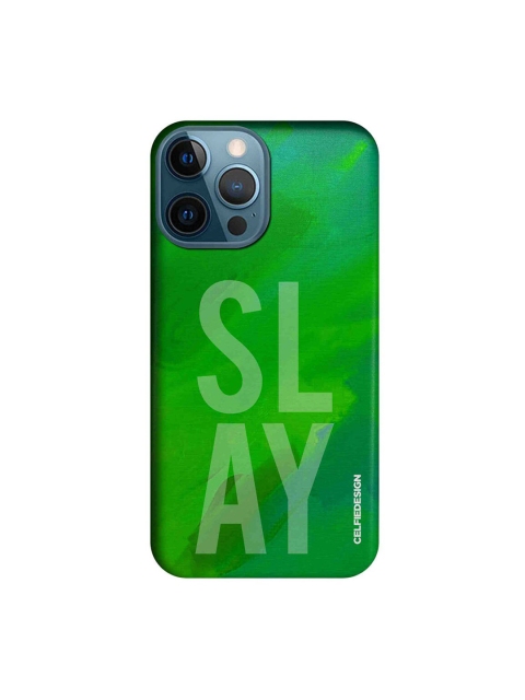 

CelfieDesign Green Slay iPhone 12 Pro Max Slim Back Case