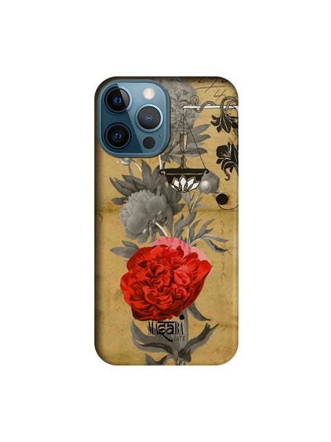 

CelfieDesign Yellow & Grey Masaba Floral Scale iPhone 12 Pro Max Slim Back Case