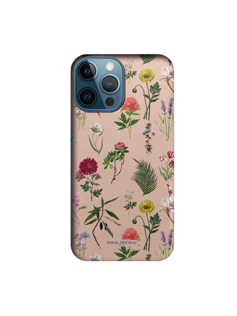 

CelfieDesign Peach & Green Payal Singhal Bageecha iPhone 12 Pro Max Back Case