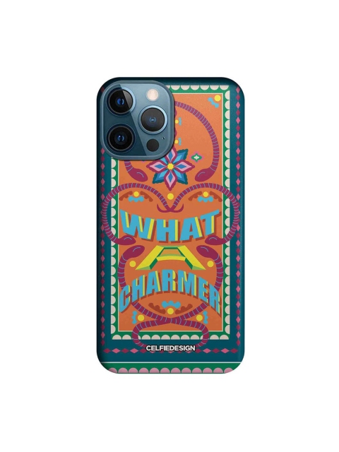 

CelfieDesign Brown & Blue Printed Plastic iPhone 12 Pro Max Slim Back Case