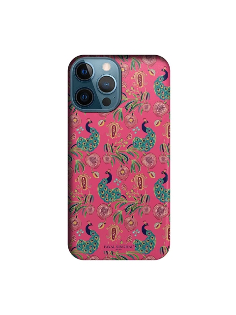 

CelfieDesign Pink & Green Payal Singhal Anaar & Mor iPhone 12 Pro Max Slim Back Case
