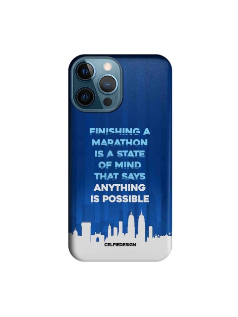 

CelfieDesign Blue & White Anything Is Possible iPhone 12 Pro Max Slim Back Case